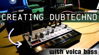 KORG - volca bass / how to make Dub Techno Chords (no talking)