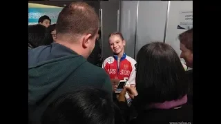 Alexandra Trusova / ISU Junior Grand Prix Final Nagoya 2017 Press Conference