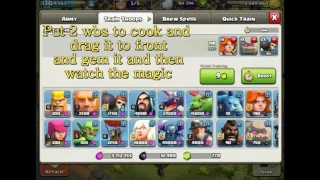 1 Gem Dark Army Trick - Clash of Clans Glitch