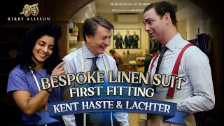 My New Linen Suit! | First Fitting | Kent, Haste & Lachter