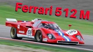 Ferrari 512 M (1971) - Action, accelerations, fly-bys & Pure V12 Sound!