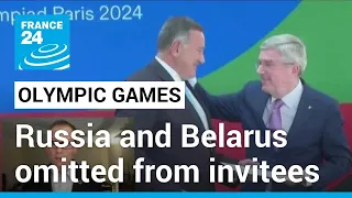 One-year countdown to war-clouded games: Russia and Belarus omitted from Paris Olympics invitees