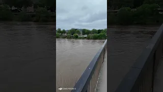 Moselle flood  @UrbanWalking4K #urbanwalking #mosel #germany #trier