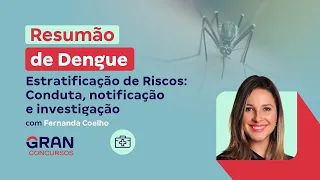 Resumão de Dengue | Estratificação de Riscos: Conduta,notificação e investigação com Fernanda Coelho