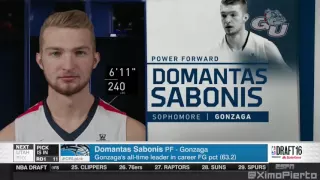 2016 NBA Draft   #11 Pick׃ Domantas Sabonis   Orlando Magic