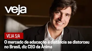 Marcelo Battistella, CEO da Ânima Educação, defende modelos híbrido, mas admite excessos no setor