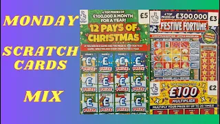 £10  SCRATCH CARDS MIX #scratchcards #scratchoffs #trending #lottery #scratch cards today