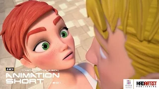 CGI 3D Animated Short Film "HE MADEMOISELLE" Flirty & Funny Musical Animation by ESMA