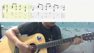 Solo finger style - Sealed With A Kiss - (Có Tab)
