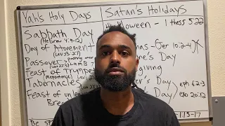 God's Holy Days Vs Satan’s Pagan Holidays