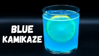 Blue Kamikaze Cocktail Recipe | Blue Vodka Drink
