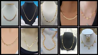 "Most beautiful Top 100+Gold Chain designs for girls 2024"//#goldchaindesign #stylish #trendy_pics