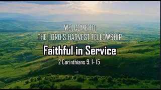 Faithful in Service | 1 Peter 4:10-11 | April 14, 2024