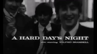 George Falls Flat On His Face In The Beatles' "A Hard Day's Night" (1964)