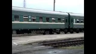 Прибытие поезда 391 на ст. Ульяновск-центр.