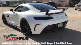 2018 Mercedes Benz AMG GTS with Capristo Exhaust And our DME Tune