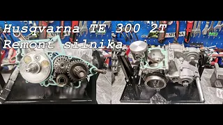 Husqvarna TE 300 2T rok 2014, remont, składanie silnika. Dlaczego ściąganie magneta nie pokazane 💥💥