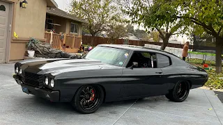 TEST DRIVE of 1970 Pro Touring / Restomod Chevelle. Call 9168567931 or Victorylapclassics.NET
