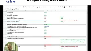 Google Analytics Audit