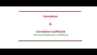 correlation coefficient | pearson correlation coefficient | spearman correlation coefficient