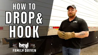 How to Drop and Hook a Semi Trailer (EASY!)