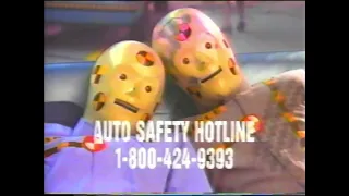 PSA Friday : Crash Test Dummies "Child Safety Seat Confusion", 12/01/96