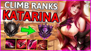 HOW TO CLIMB RANKED WITH KATARINA IN UNDER 7 MINUTES | INFORMATIVE TIPS & GAMEPLAY LEAGUE OF LEGENDS