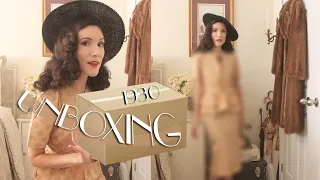 Vintage 1930s Matching Set Unboxing and Try On! | Carolina Pinglo