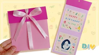 ทำการ์ดวันเกิด ของขวัญวันเกิด | DIY Birthday Card Ver.2