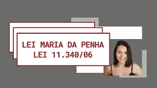 Lei Maria da Penha - Lei 11.340/06