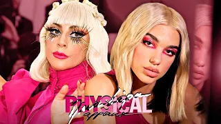 Dua Lipa & Lady Gaga - PHYSICAL APPLAUSE 💖 (Mashup) | MV