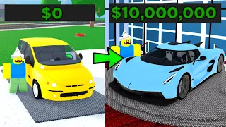 Buying The Best Car For 10 Million Dollars! - Car Dealership Tycoon Roblox