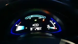 Nissan leaf soh 90%  пробег по трассе 100км при скорости 110-130км/ч