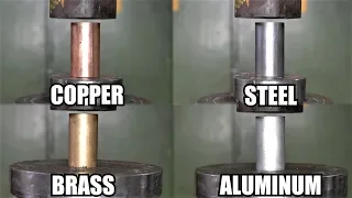 How Strong Are Metals? Explosion + BROKEN WINDOW! Hydraulic Press Test