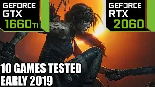 GTX 1660 ti vs RTX 2060 - 10 Games Tested on i5 8400 - Early 2019 - 1440p