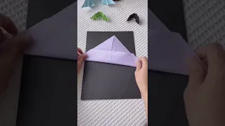 Origami Flapping Bat|handmade origami bat|paper Engle flying|#shorts #short #youtubeshorts #craft