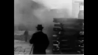 1896/97 - Incendie d'un tas de bois (Fire of a pile of wood) - Lumière Bros.