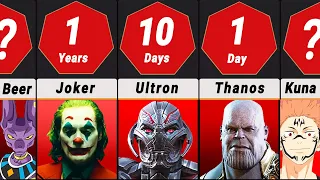 Comparison How Quickly Could These Villains Kill 8 Billion Humans