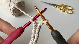 HARİKA FİKİR 👌💯 KOLAY ÖRGÜ ÇANTA SAPI YAPIMI / Easy Crochet Bag Handle / Örgü Cordon Yapımı