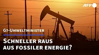 G7 wollen schneller raus aus fossiler Energie | AFP