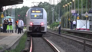 Mann von Mittelrheinbahn erfasst - verstorben am Bahnhof Bonn-Mehlem am 11.06.22