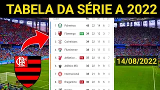 CLASSIFICAÇÃO DO BRASILEIRÃO 2022 - MUDOU - TABELA DO BRASILEIRÃO 2022 SÉRIE A HOJE 14/08/2022