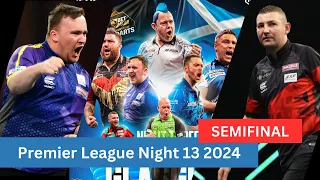 🎯LIVE: Littler Luke vs Nathan Aspinall SEMIFINAL Premeir league night 13 Darts 2024 today score