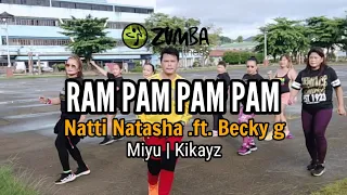 RAM PAM PAM - Natti Natasha .ft. Becky g | Zumba | Miyu | Kikayz