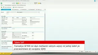 SAP dla początkujących - Generowanie raportów i zapytań. SQVI