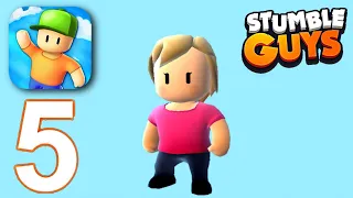 Stumble Guys Mobile - Gameplay Walkthrough Part 5 - New Levels (iOS, Android)