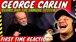 First Time Reaction To  GEORGE CARLIN " GERMS AND THE IMMUNE SYSTEM " Hilarious! [ Reaction ]