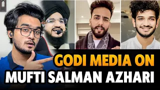Godi Media on Mufti Salman Azhari | Munnawar Farooqui | Elvish Yadav | Godi Media Reaction