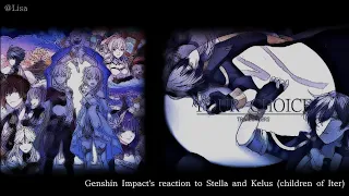Genshin Impact's reaction to Stelle and Caelus as children of Aether / honkai star rail /