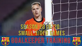 Marc-André ter Stegen | FC Barcelona: Goalkeeper Training | Season 2019/20: Small-Sided Games